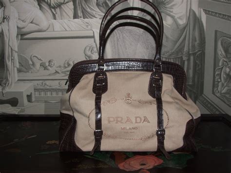 prada milano dal 1913 purse tan|vintage prada milano 1913 handbags.